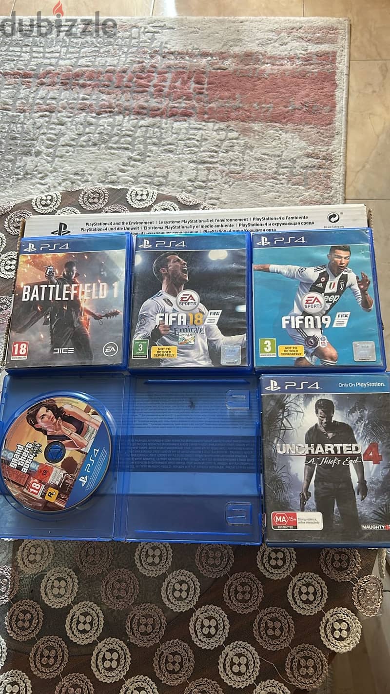 PlayStation 4 Slim 1TB + Original Controller 6