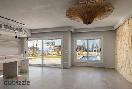 Chalet for sale fully finished in Al Masyaf village, Ras El Hekma. Prime location next to Naya Bay and Fouka Bay.
