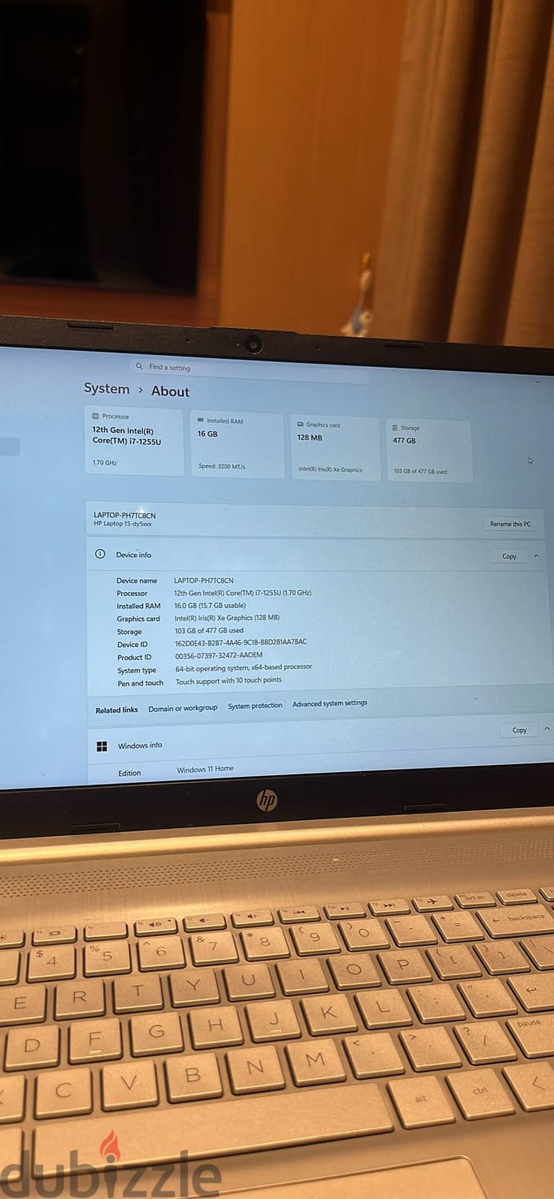 HP 15-dy5073dx Touchscreen 4