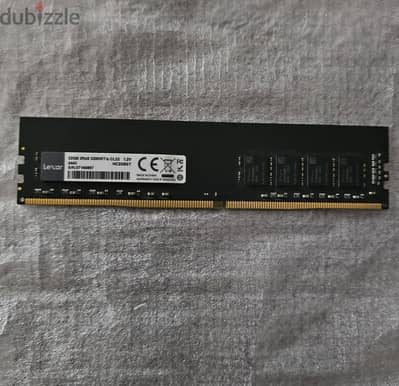 رام Lexar DDR4 32GB 3200MHz (قطعة واحدة) – حالة ممتازة