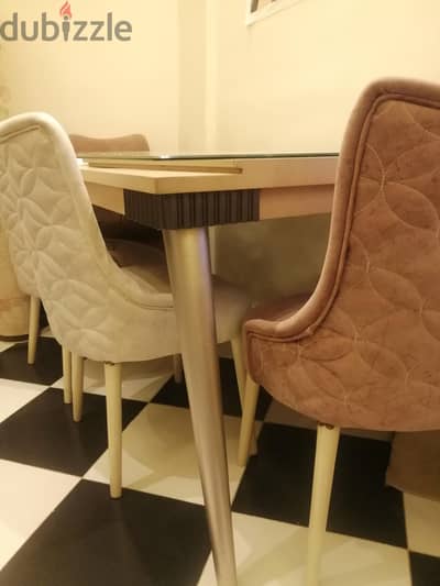 سفره 6 كراسي ونيش