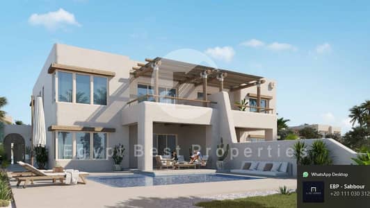Lagoon View Senior Chalet + Garden, For Sale in North Coast Ready to Move in Hacienda Palmhills