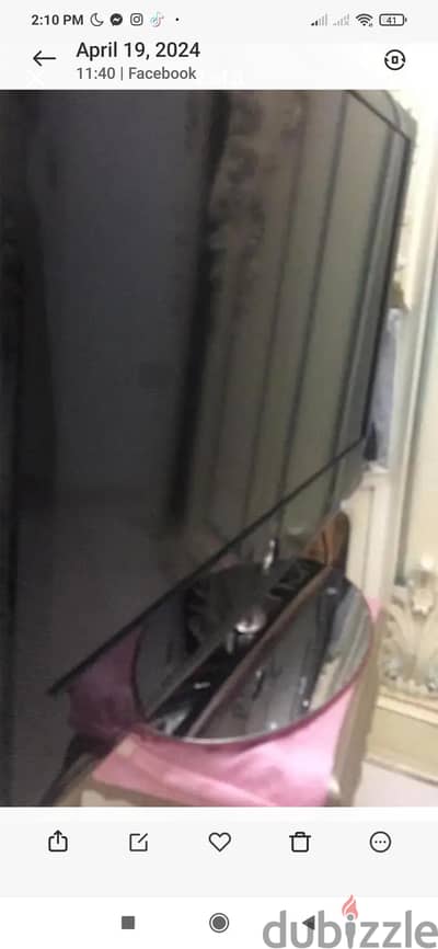 شاشه ال جي 42بوصه البورده بيظه وهابيعه كقطع غيار