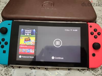 Nintendo switch v2 للبيع بحالة ممتازة . . .