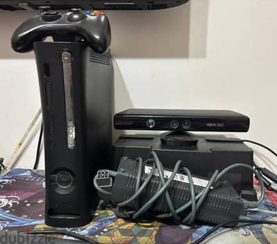 x-box 360 fat with kinetic camera