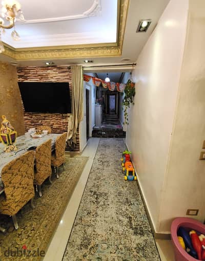 Apartment for sale in Al Narges 2, Fifth Settlement, first occupancyArea: 225 sq m + 25 sq m terraceConsists of 3 bedrooms, including a large master b