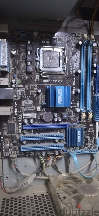 بورده أسوس asus g41 تدعم رامات ddr3 +معالج بنتيوم4