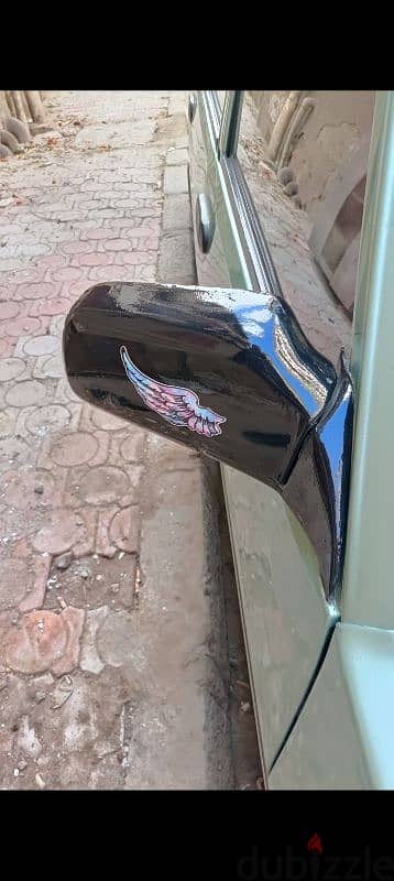 جوز مرايات بقاعدة حديد