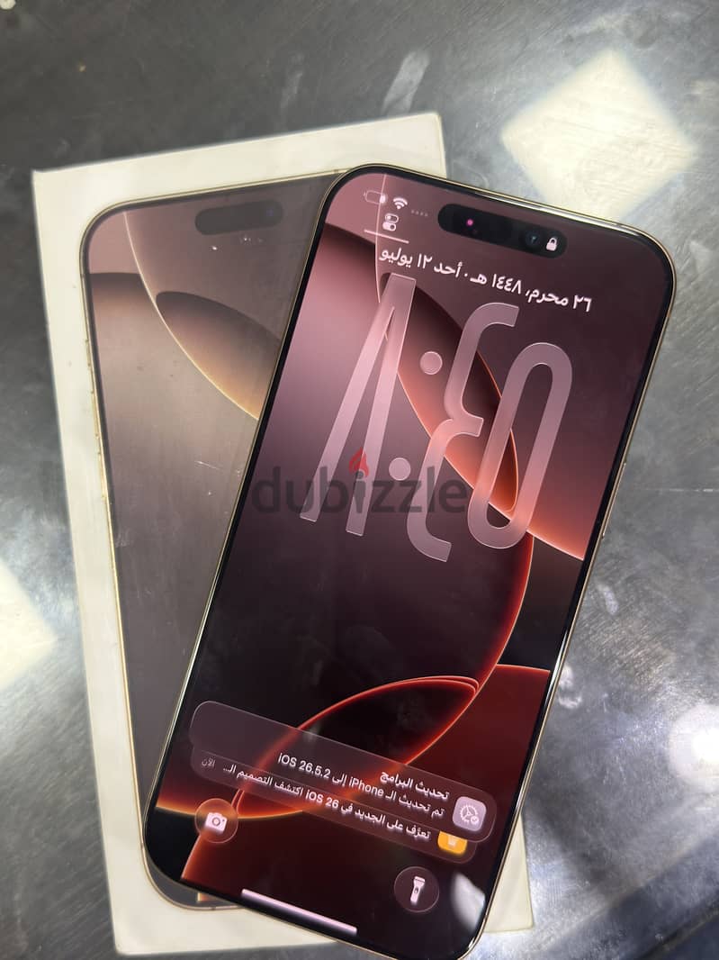 IPhone 16 pro max ٩٨% 5