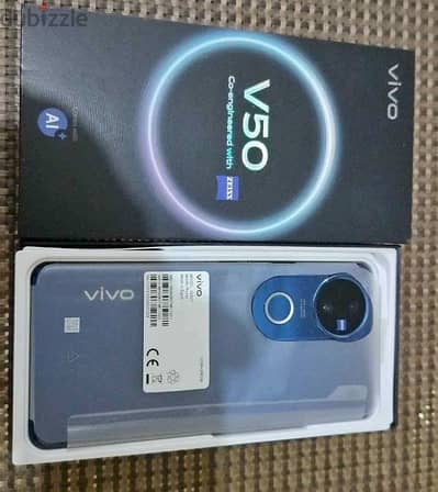 Vivo V50 5g 12/256ضمان مصري زي الجديد