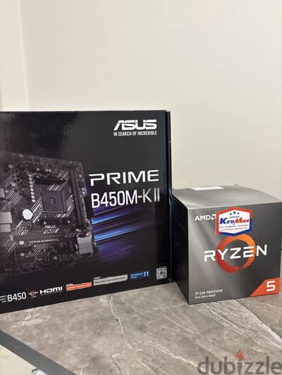 Amd ryzen 5 3600 + asus b450
