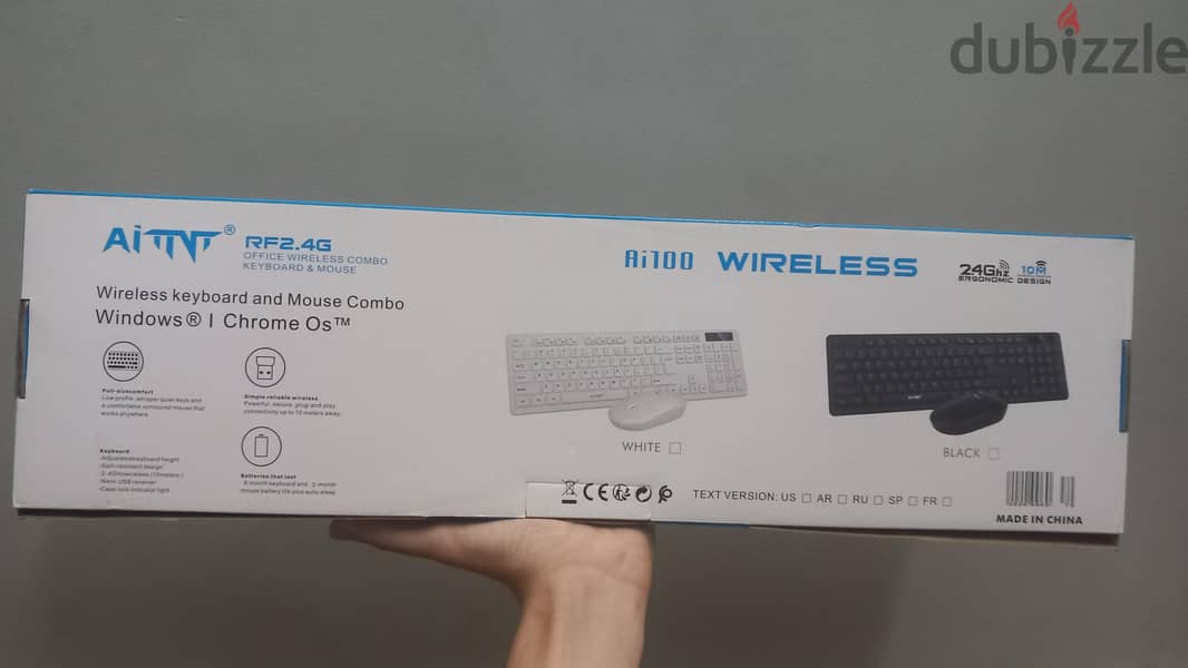 Keyboard & Mouse Wireless 1