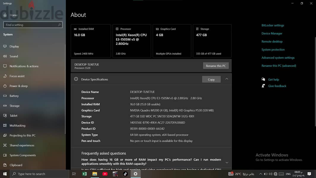 dell precision 5520 1