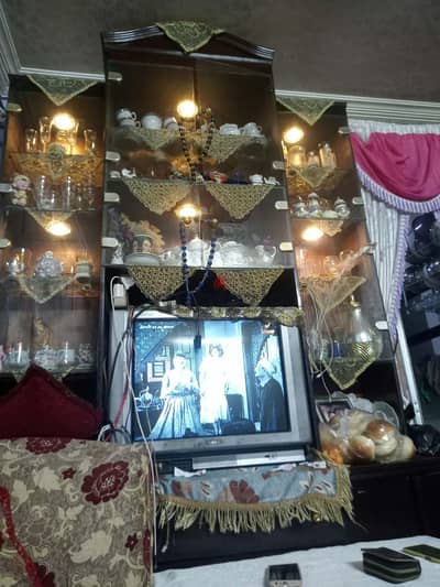 مكتبة عمولة خشب زان أحمر