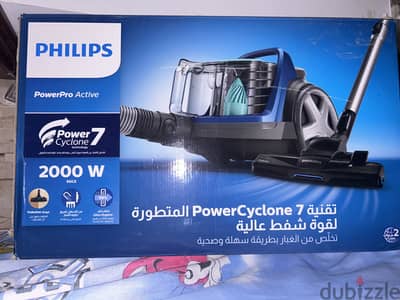 مكنسة فيليبس PowerPro Active 2000 وات جديدة بالكرتونة