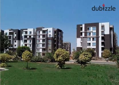 For sale, an apartment of 140 meters with a distinctive garden view in Dar Misr compound, neighborhood 16, Sheikh Zayed