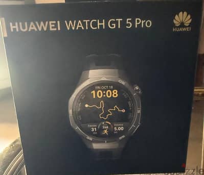 ساعة هواوي gt 5 pro استخدام مرة واحدة جديدة بالكرتون