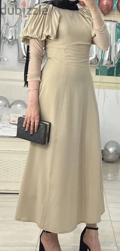 MANGO original beige dress