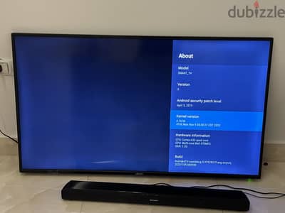 55” Android Smart TV + Sharp Soundbar