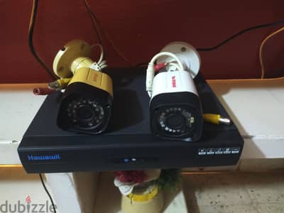 جهاز dvr وكاميراتين