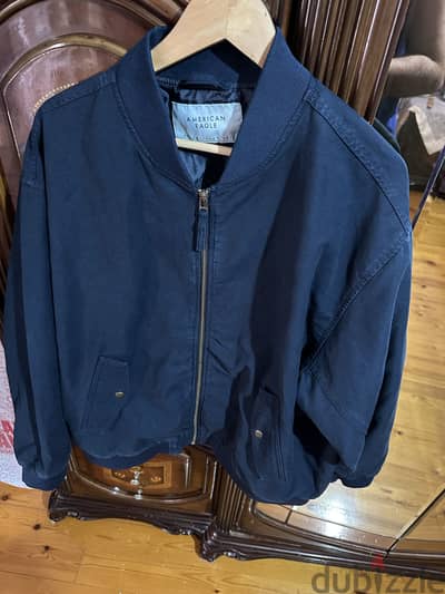 American Eagle Bomber Jacket Brand New XL (Navy Blue)