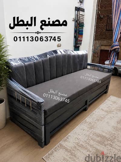 كنبه سرير خشب زان