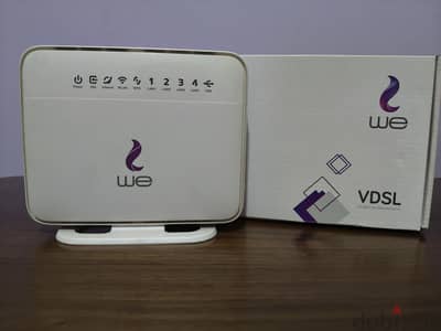 راوتر WE VDSL Huawei HG630 V2 بحالة ممتازة + العلبة الأصلية