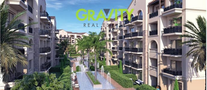 Apartment for sale with a 50% discount, directly on Al-Hurriya Street, opposite Carrefour Al-Shorouk. Ready for viewing in the first smart compound in
