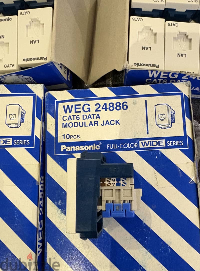 Panasonic Wev 24886 Cat6 Data MoDUlar Jack 5