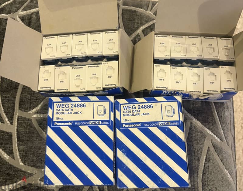 Panasonic Wev 24886 Cat6 Data MoDUlar Jack 7