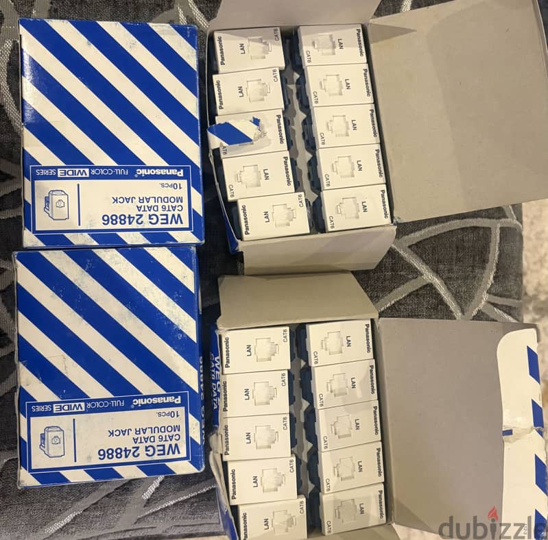 Panasonic Wev 24886 Cat6 Data MoDUlar Jack 8