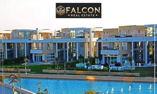 For sale: Two-bedroom ground-floor chalet with garden (panoramic sea and lagoon view, 10-year payment plan available) in Marseilia Beach, Ras El Hekma
