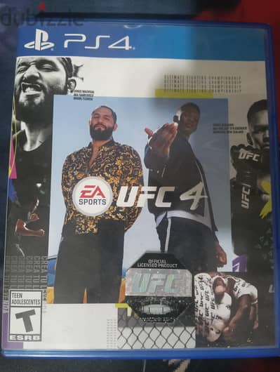 UFC 4 disk ps4