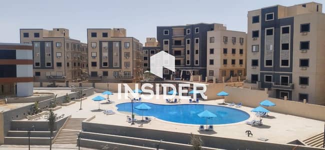 The lowest-priced apartment available ready to move View swimming pool in a Fifth Settlement compound.