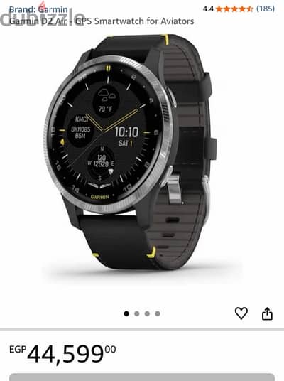 Garmin D2 Air - GPS Smartwatch for Aviators