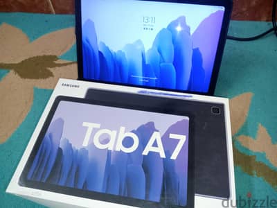 سامسونج Galaxy Tab A7 بحالة ممتازة مع الكرتونة والقلم