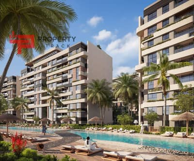 Sea view apartment on landscaping in the compound Sage lakes at the initial offering price in the heart of the residential neighborhood R8 – New Administrative Capital