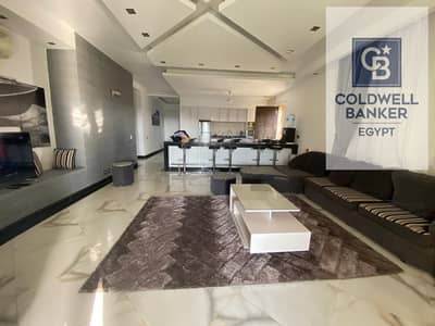 فرصة لا تعوض – شاليه سينيور للبيع 220م + جاردن 220 متشطب ومفروش بالكامل-صف ثاني للجولف داخل هاسيندا باي – Hacienda Bay – الساحل الشمالي -3 غرف