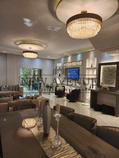 Fully finished premium finishing with ac's bahry villa prime location with good price in divina gardens