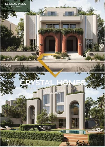 Independent villa for installments on Dahshour link in front of Sheikh Zayed and Beverly Hills