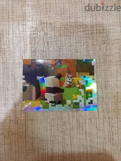 An error Panini sticker