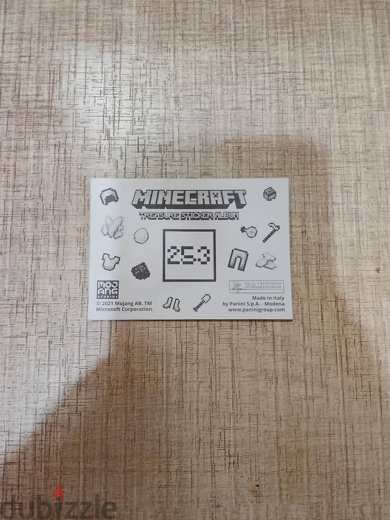An error Panini sticker 1
