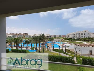 Twin House for Sale in Amwaj - Sidi Abdel Rahman | Direct View of the Swimming Pool | Roof and Garden