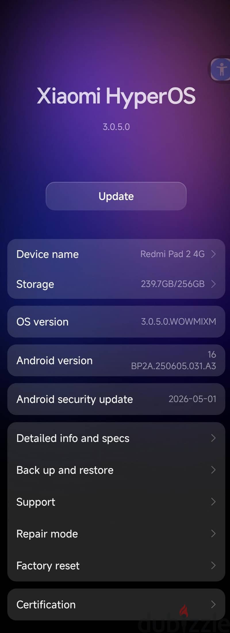Redmi Pad 2 4G 6