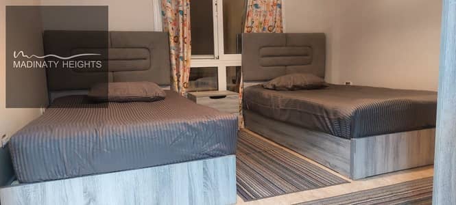 Furnished apartment for rent in Madinaty B7 – 96 meters – two rooms – first occupancy