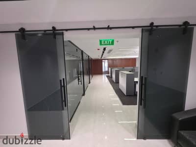 Furnished office space equipped 500 m in the strongest location on the Maadi Ring Road for companies