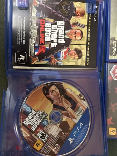 Playstation 4 games Red dead redemption 2 Gta V COD infinite warfare