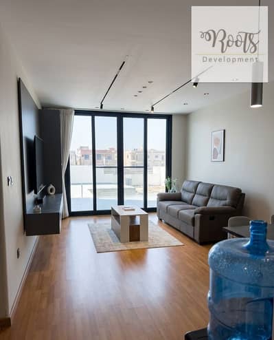 للبيع بنتهاوس بالرووف، استلام فوري ،إطلالة على المحور في كمبوند الكناريا، اكتوبر For Sale Penthouse with Roof , Ready to move,in Kanaria ,October .