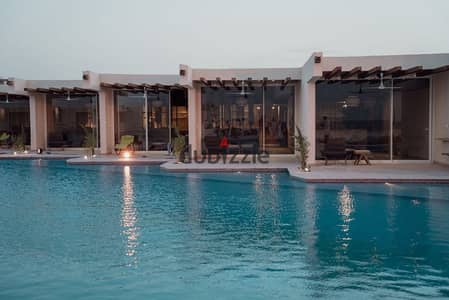 شاليه للبيع في Direction White رأس الحكمة | 155 م² | 3 غرف | Direct Pool View | تشطيب كامل
