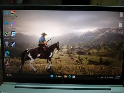 لاب توب hp 845 g8 نسخه ال RYZEN 7 5850U و ١٦ رام حالته زيرو بدون خربوش